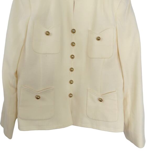 Herbert Grossman Vintage Union Made Jacket Cream Vintage Jacket Small Twee Glam - Picture 5 of 10